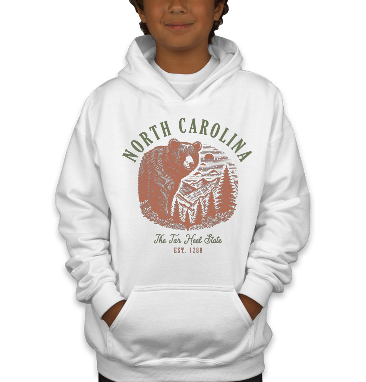 North Carolina State Vintage Youth Hoodie
