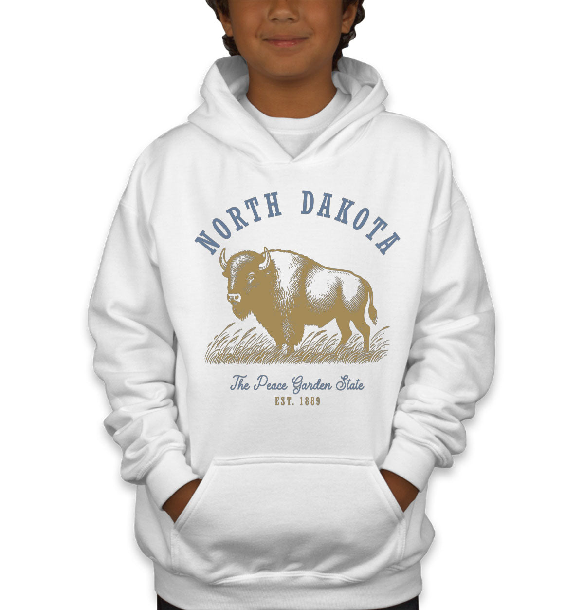 North Dakota State Vintage Youth Hoodie