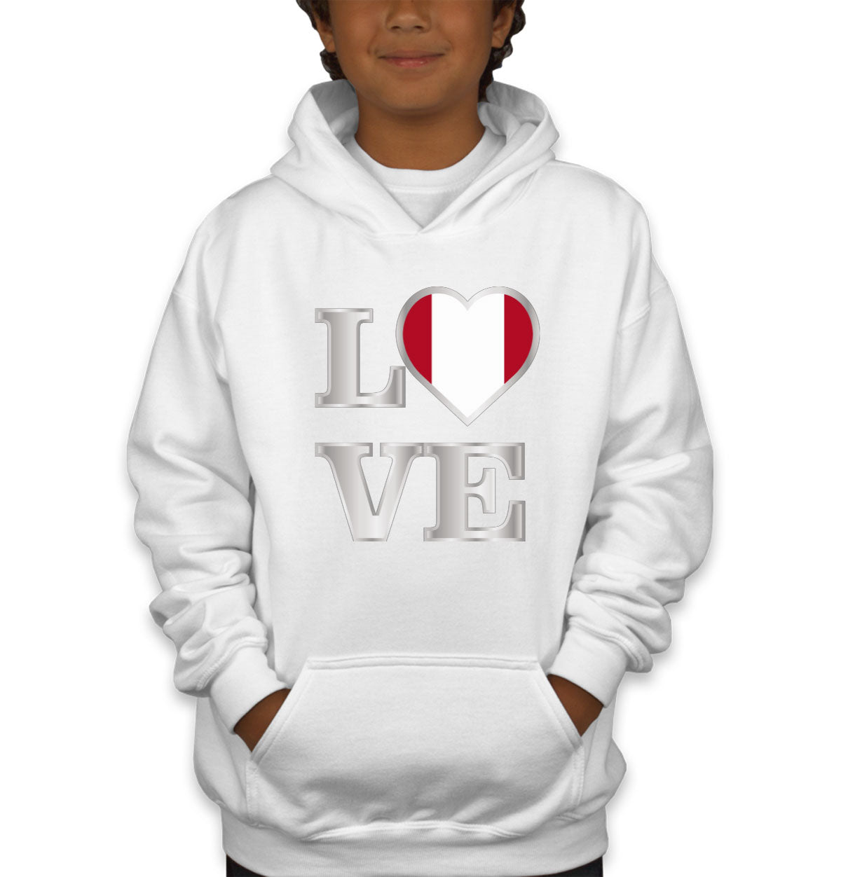 Peru Love Youth Hoodie