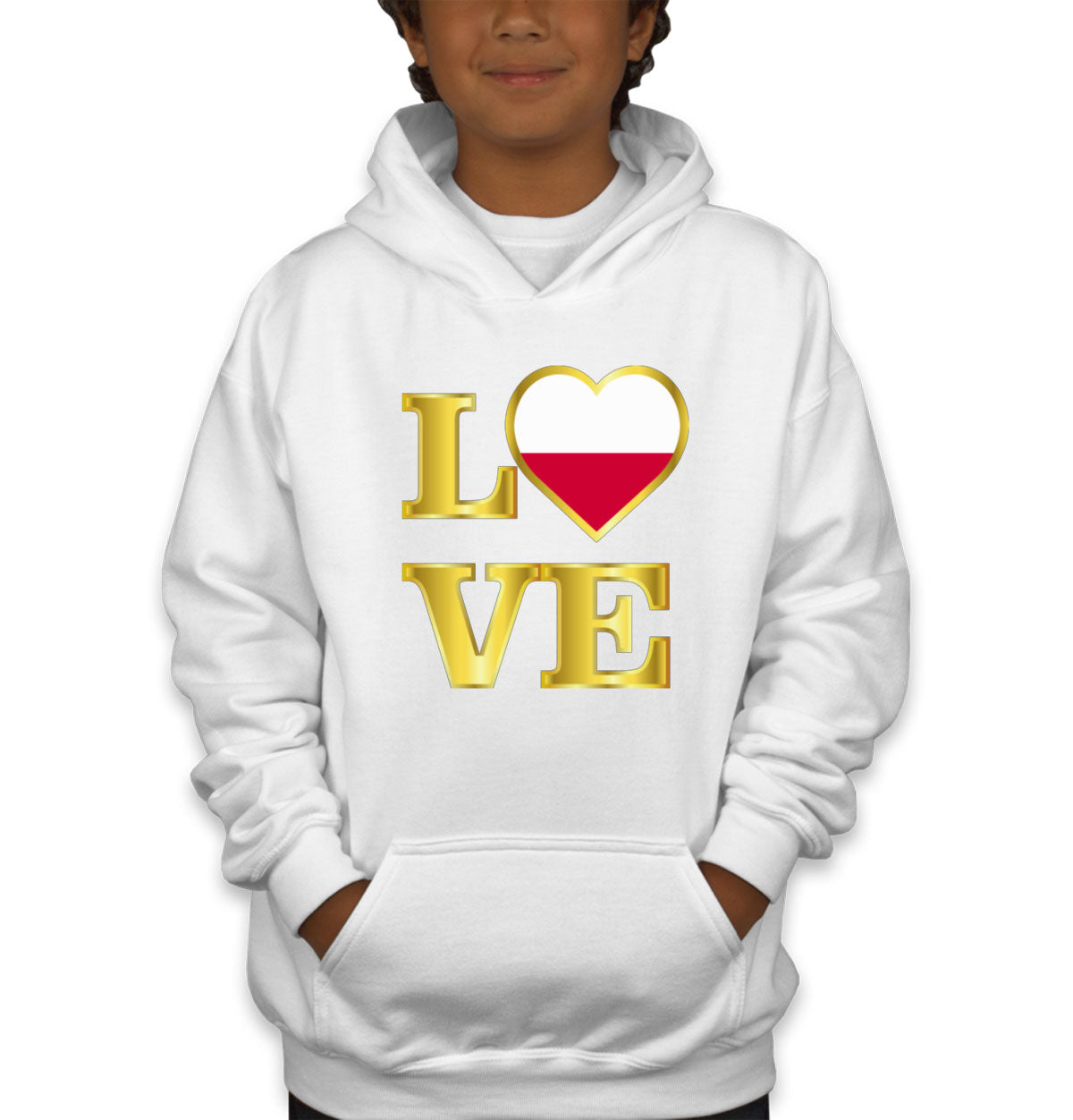 Poland Love Youth Hoodie