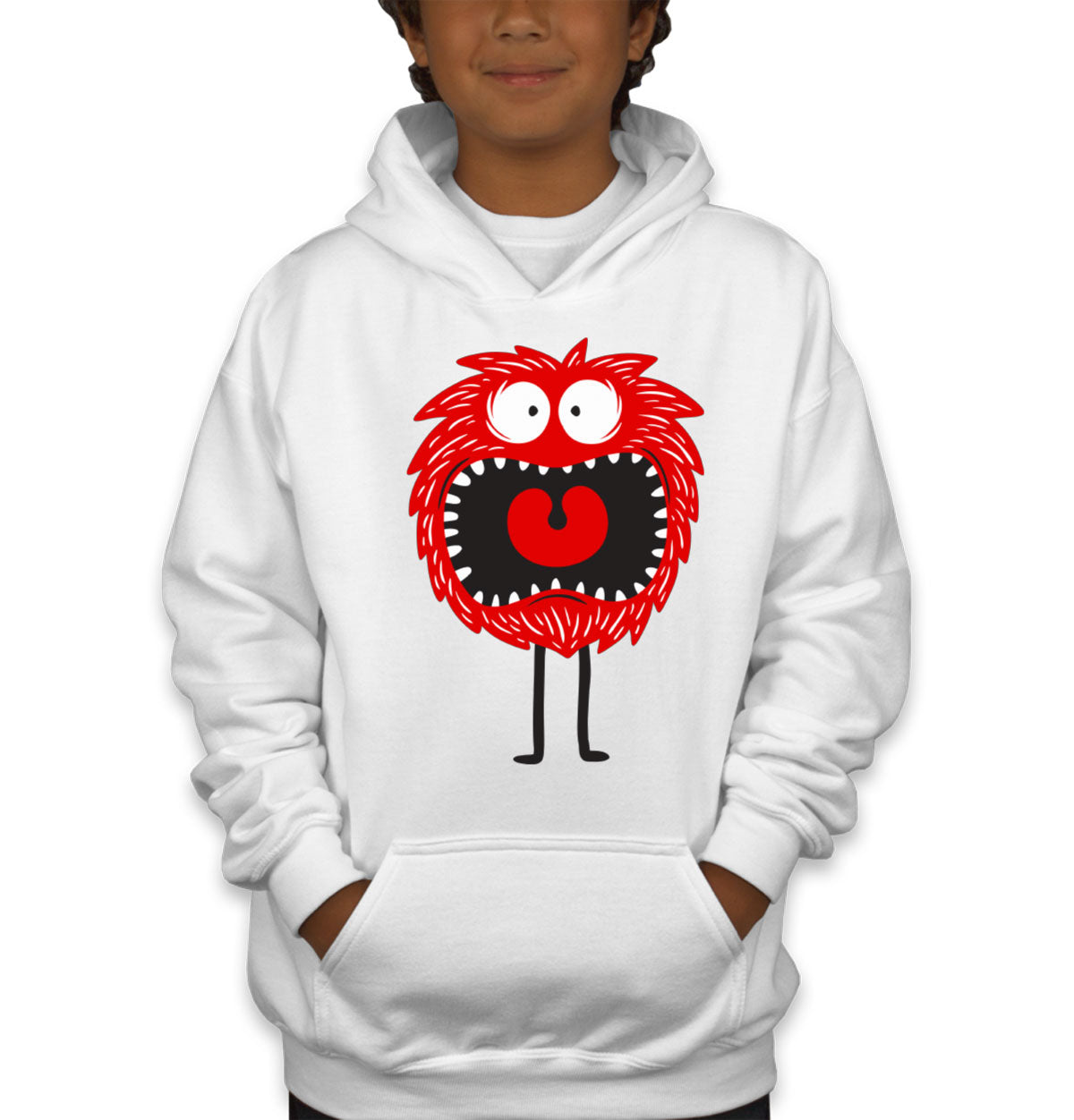 Red Monster Youth Hoodie