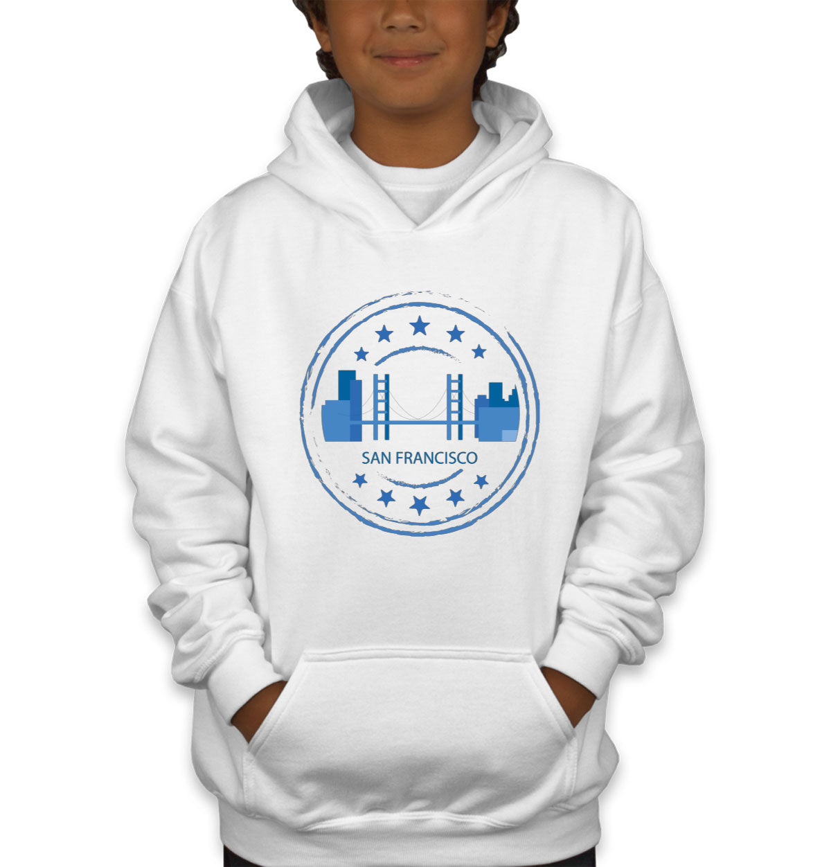 San Francisco Stamp Youth Hoodie