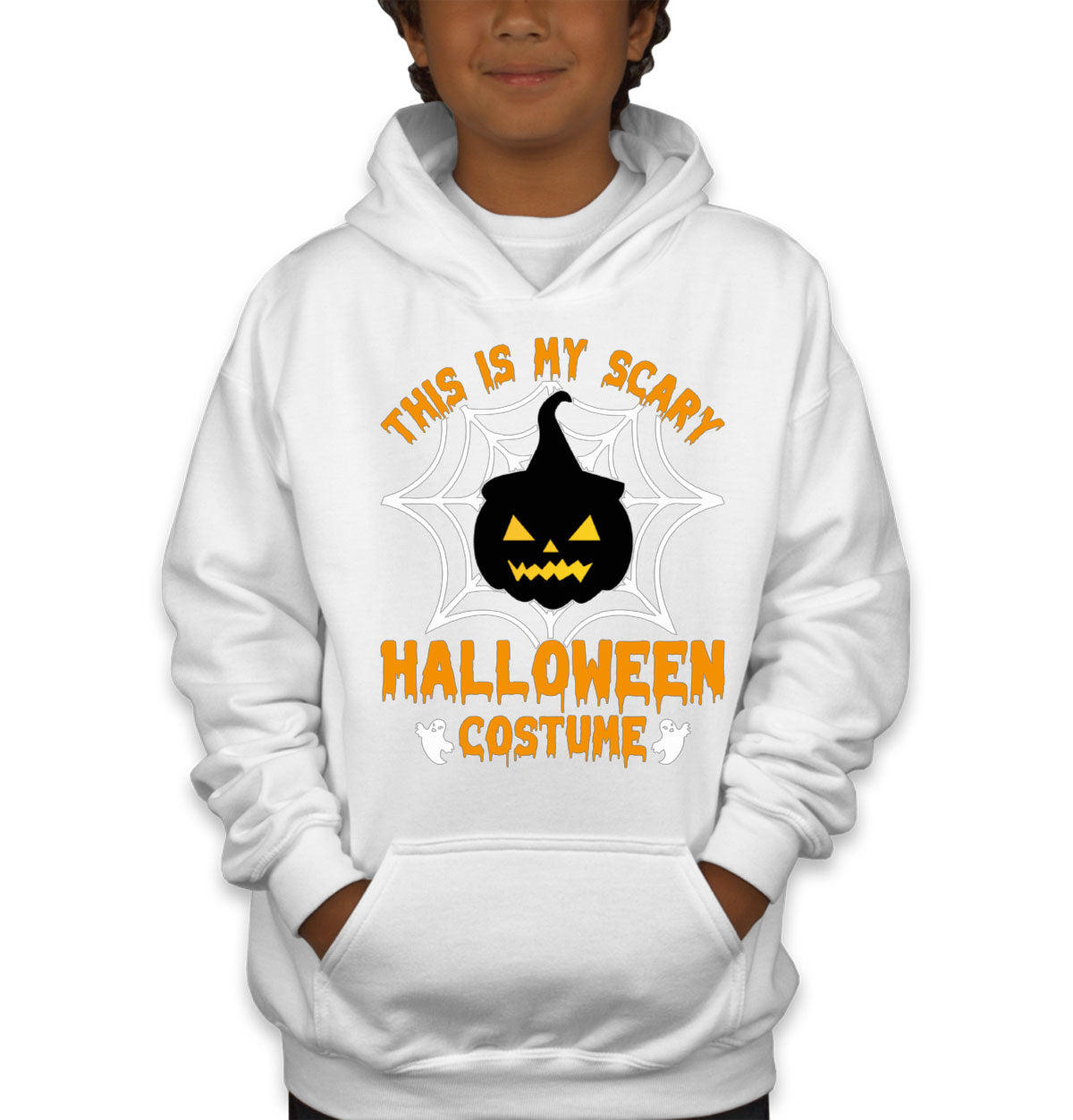 This Is My Scary Halloween Costume Youth Hoodie