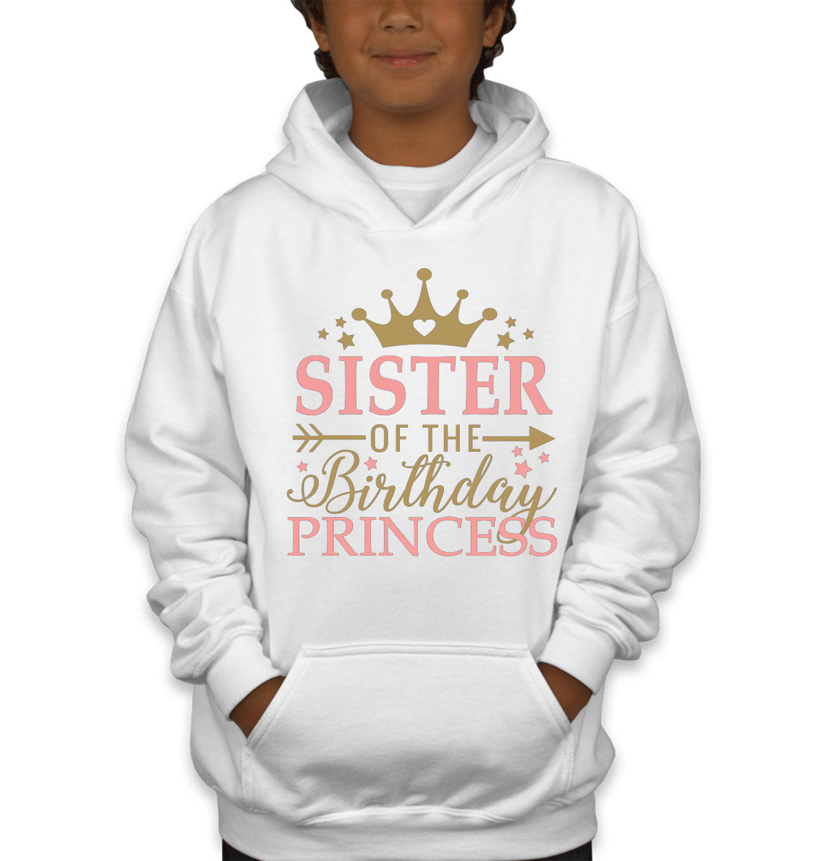 Sister Of The Birthday Princess Youth Hoodie