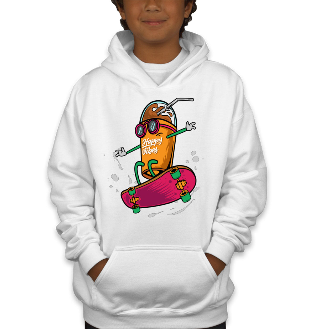 Monster Skateboard Youth Hoodie