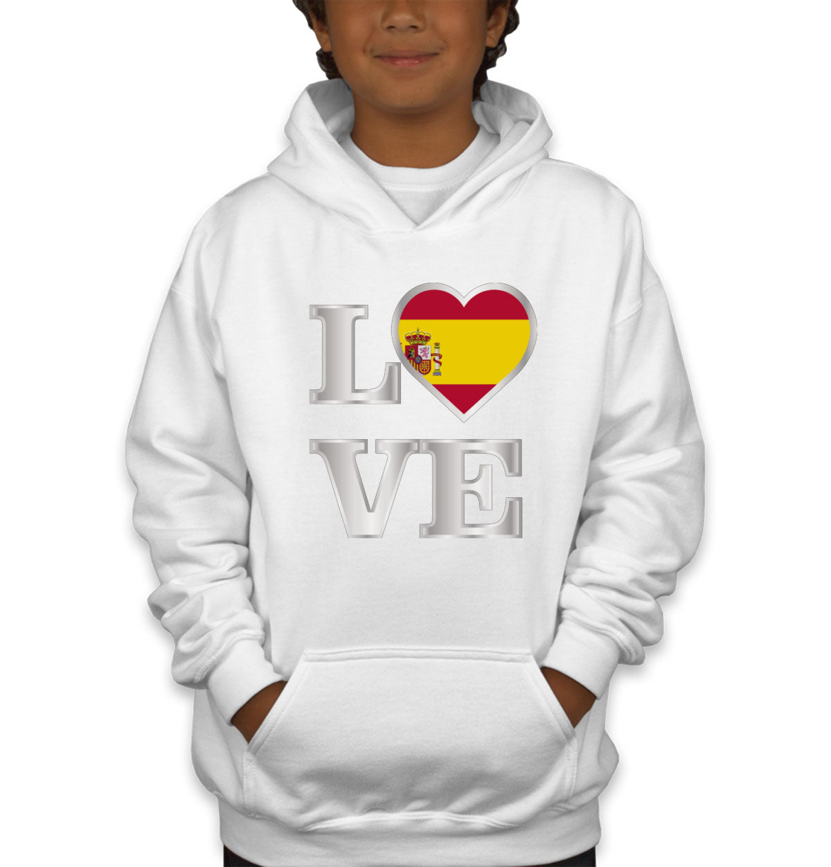 Spain Love Youth Hoodie