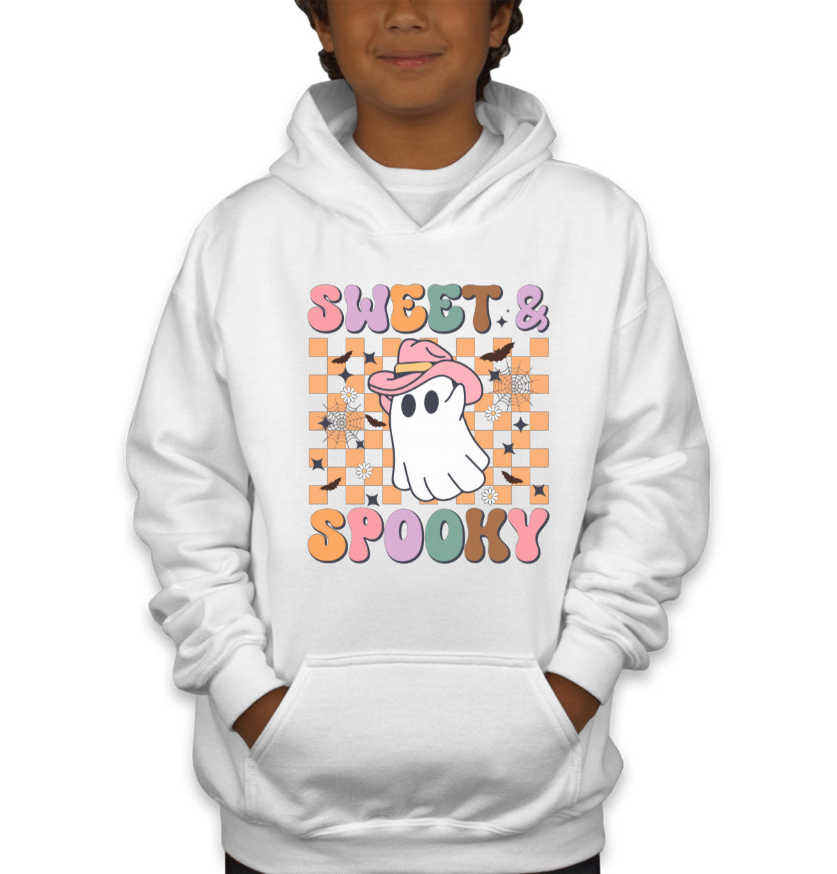 Sweet And Spooky Halloween Youth Hoodie