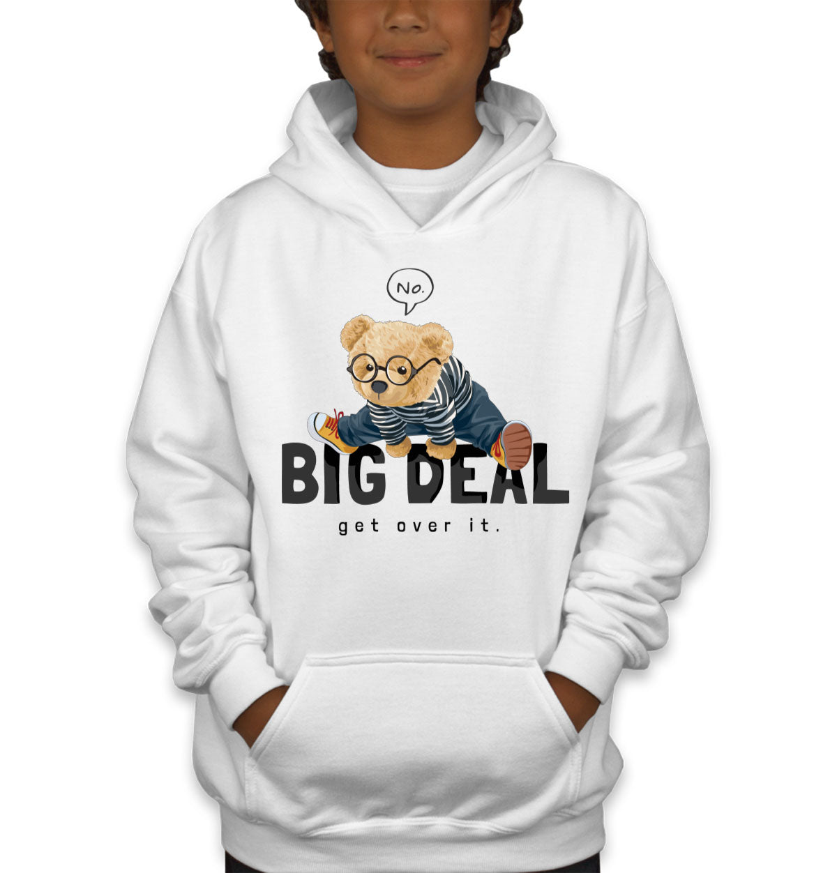 Teddy Bear Big Deal Youth Hoodie