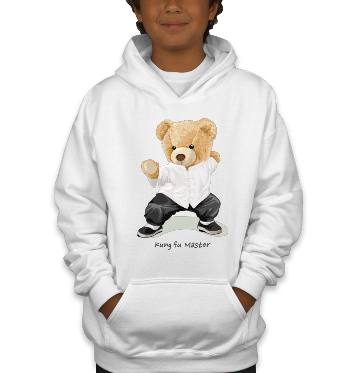 Teddy Bear Kung Fu Youth Hoodie