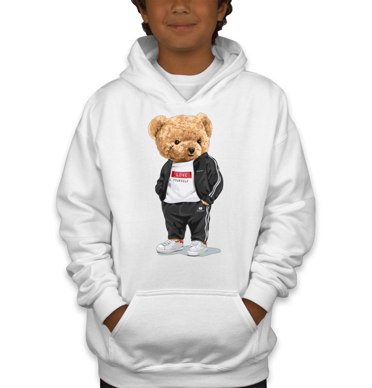Teddy Bear Love Youth Hoodie