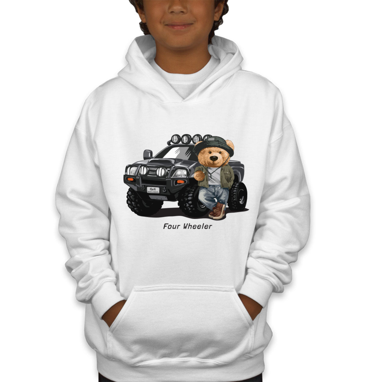 Teddy Bear Off Road Youth Hoodie