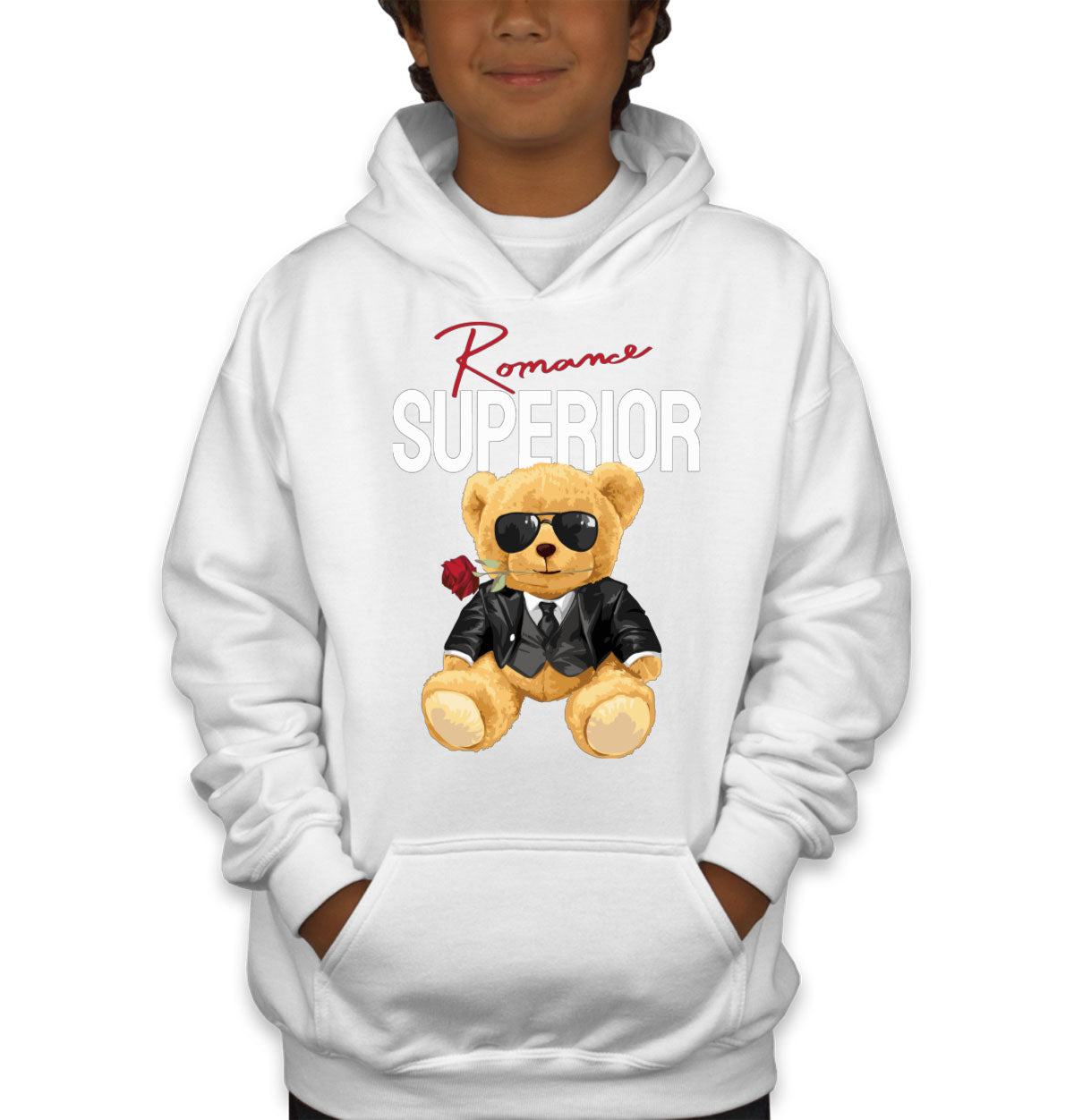 Teddy Bear Romance Youth Hoodie