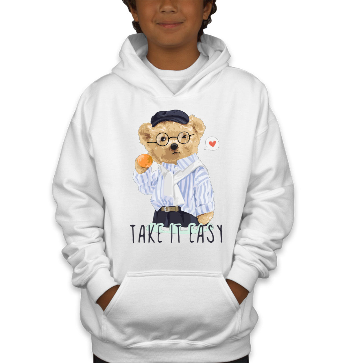 Teddy Bear Take It Youth Hoodie