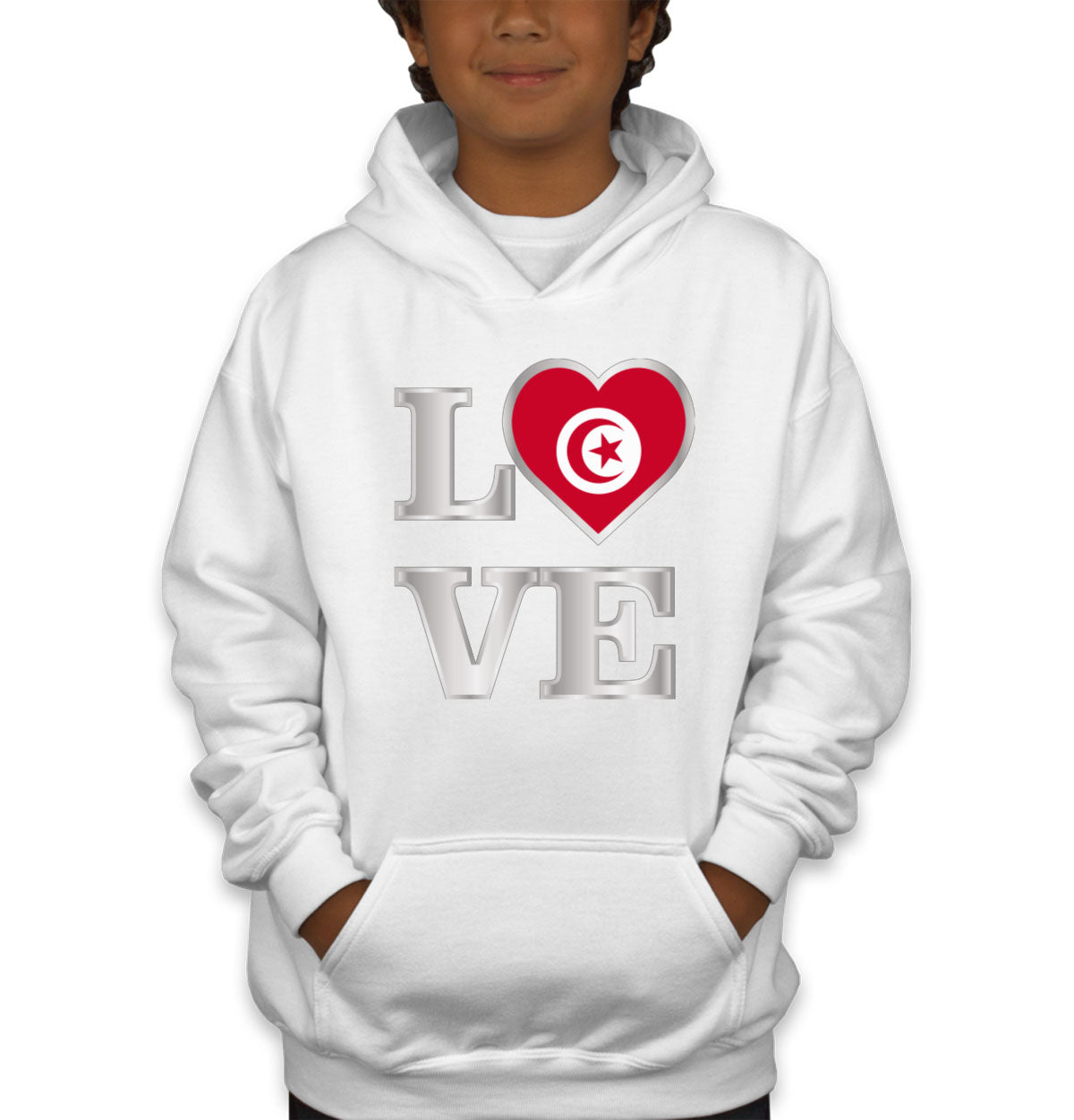 Tunisia Love Youth Hoodie