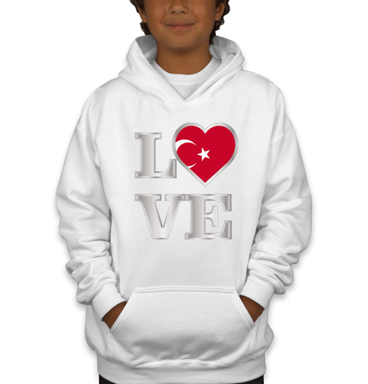 Turkiye Love Youth Hoodie