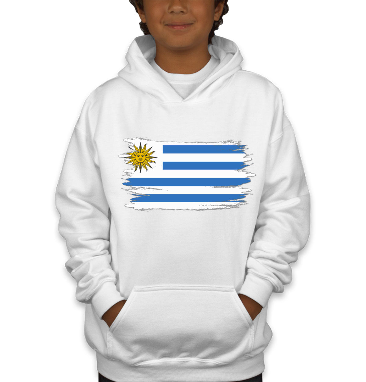 Uruguay Flag Youth Hoodie