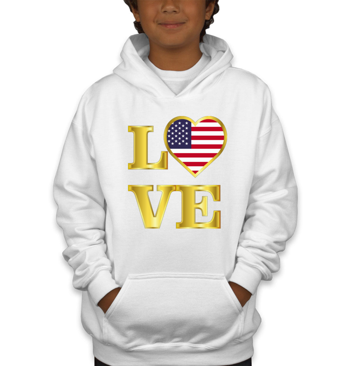 USA Love Youth Hoodie