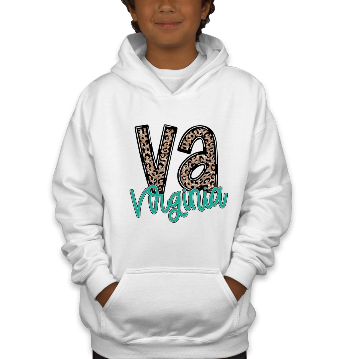 Virginia State Abbreviation Youth Hoodie