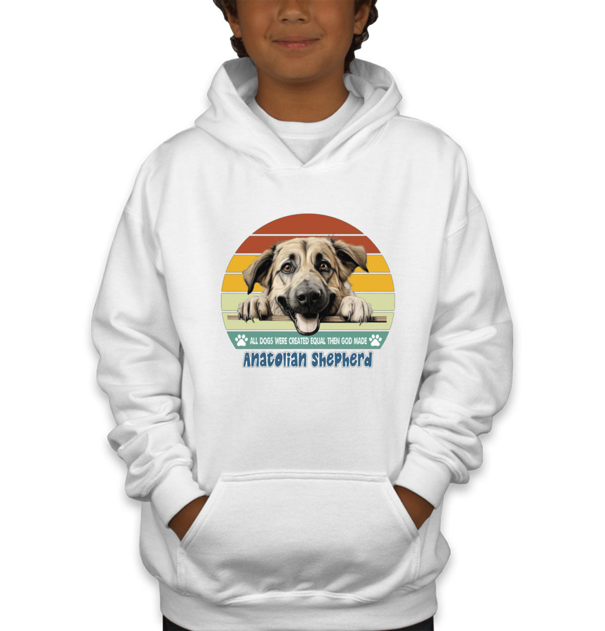 All Dogs Were Created Equal Anatolian Shepherd Youth Hoodie