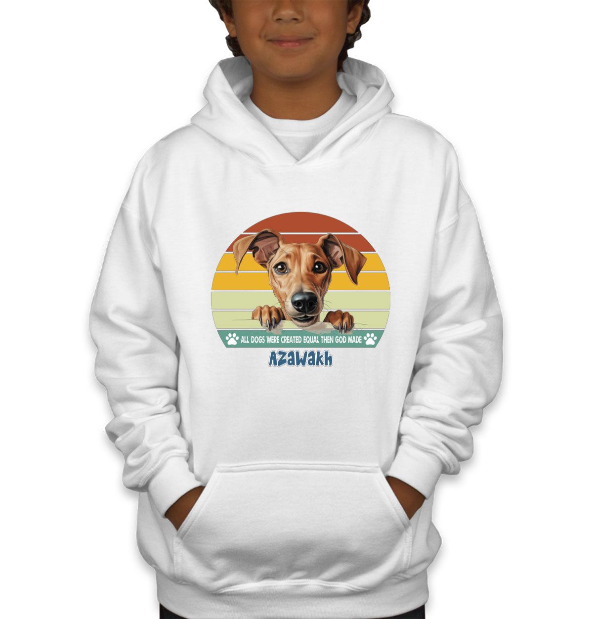 All Dogs Were Created Equal Azawakh Youth Hoodie