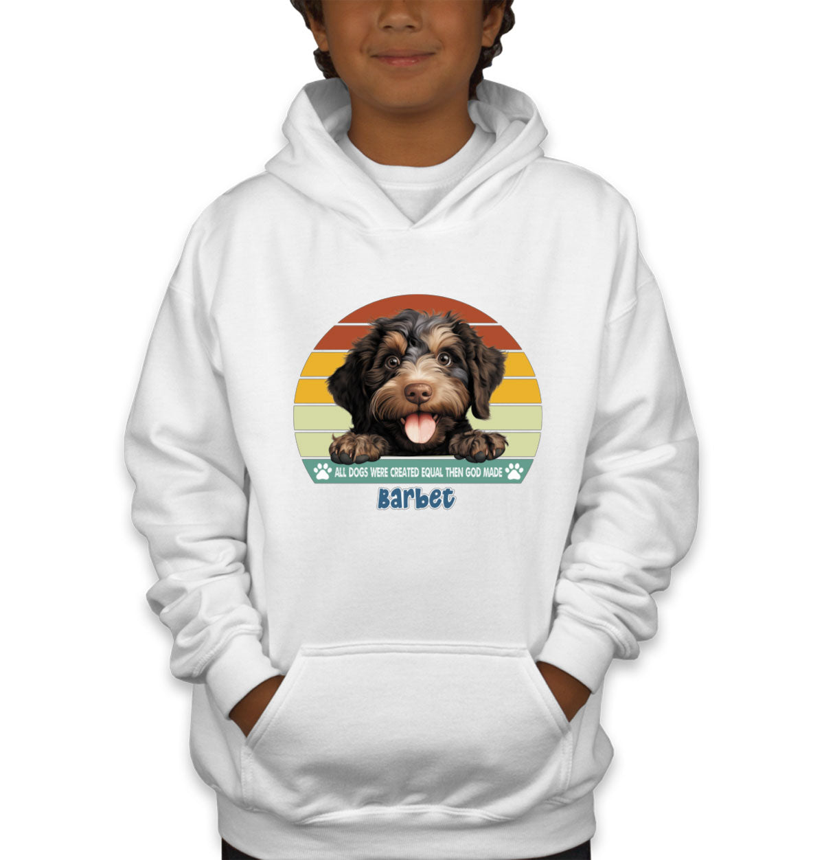 All Dogs Were Created Equal Barbet Youth Hoodie