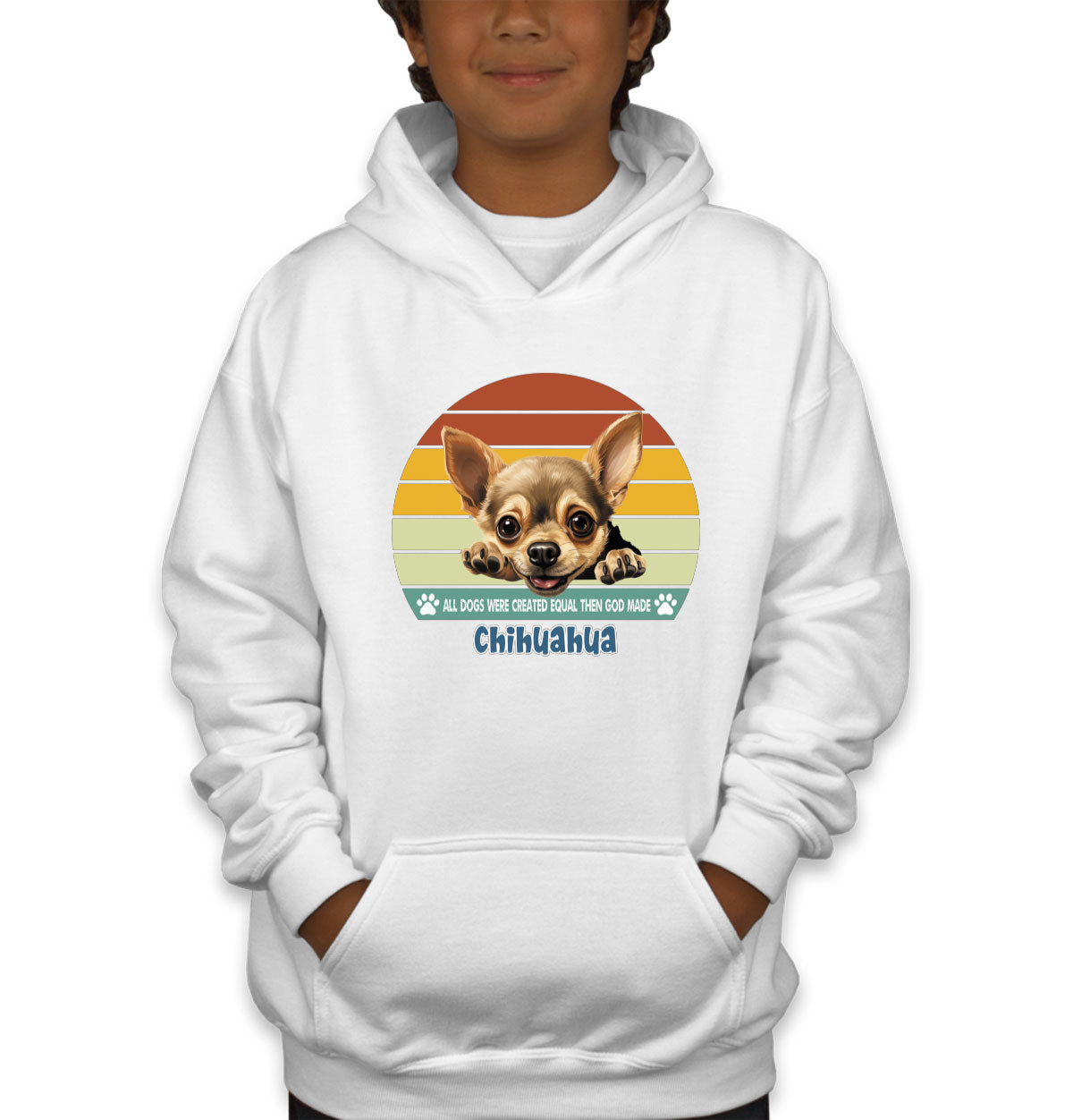 All Dogs Were Created Equal Chihuahua Youth Hoodie