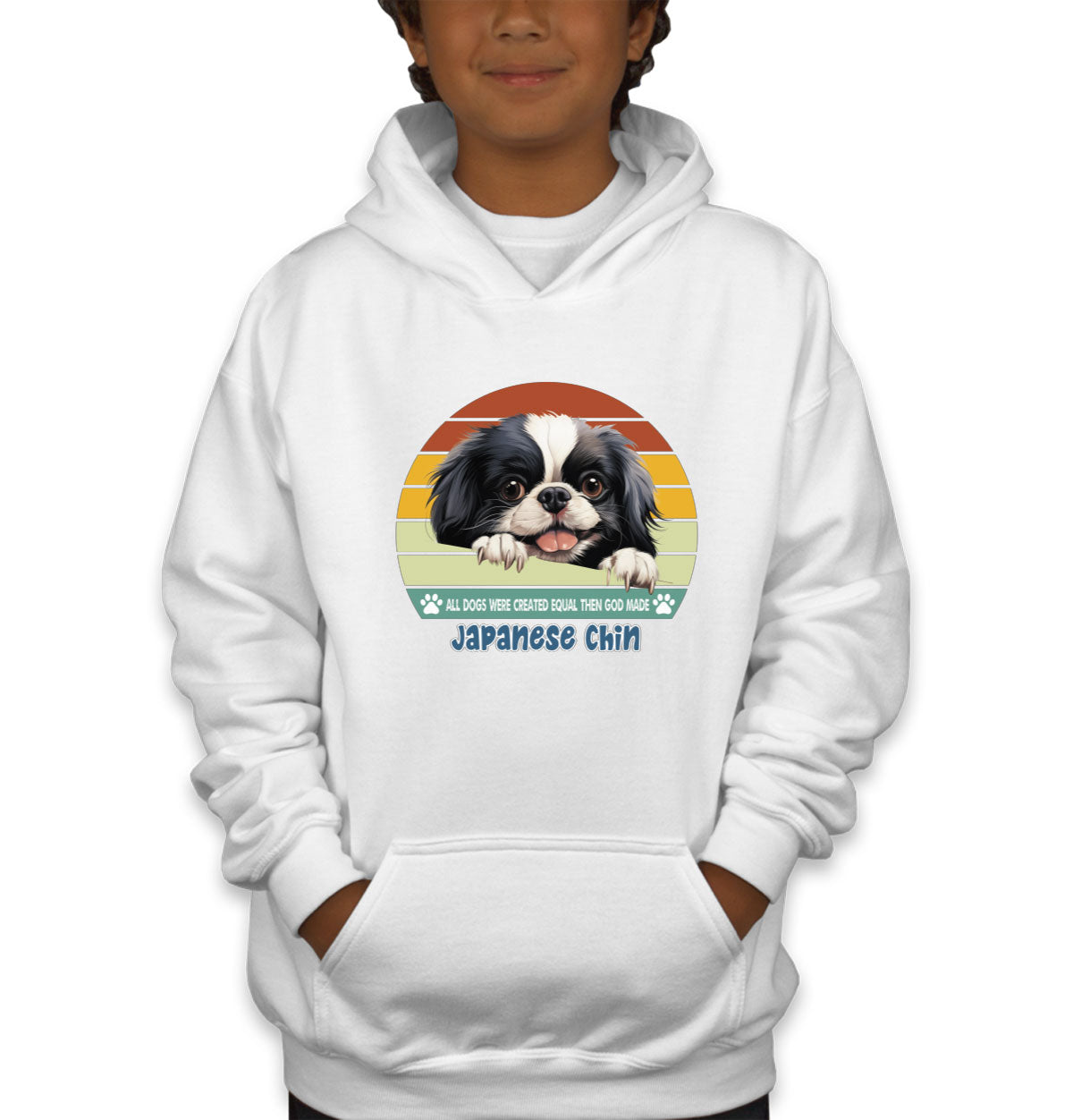 All Dogs Were Created Equal Japanese Chin Youth Hoodie