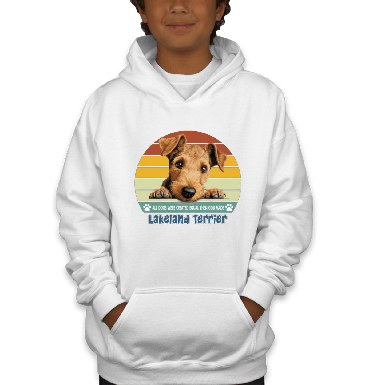 All Dogs Were Created Equal Lakeland Terrier Youth Hoodie
