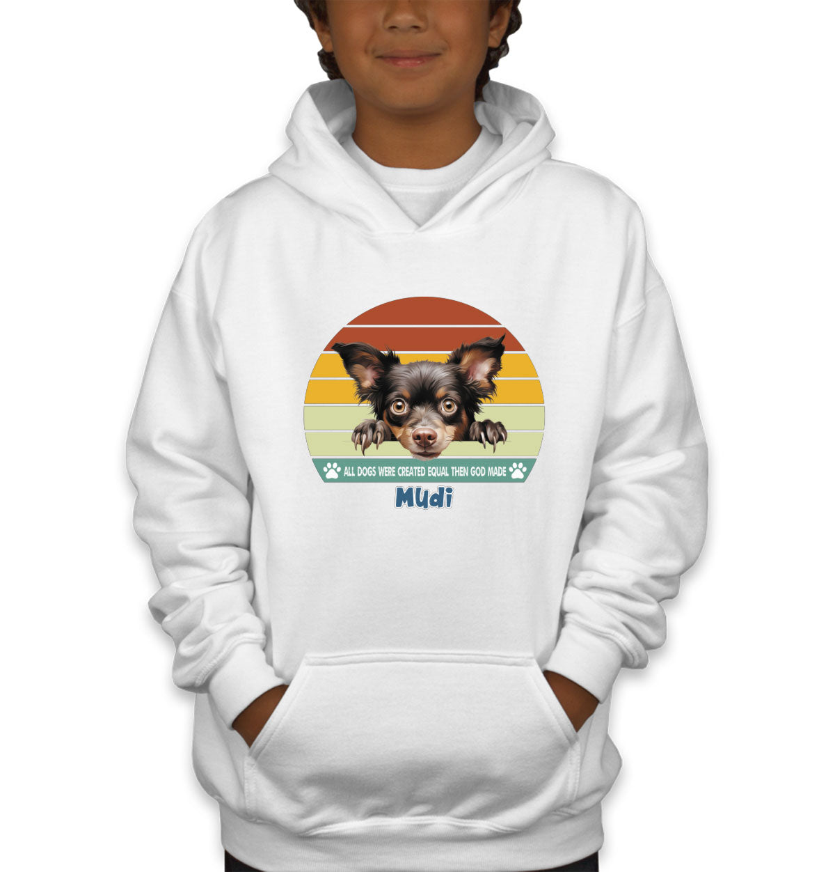 All Dogs Were Created Equal Mudi Youth Hoodie