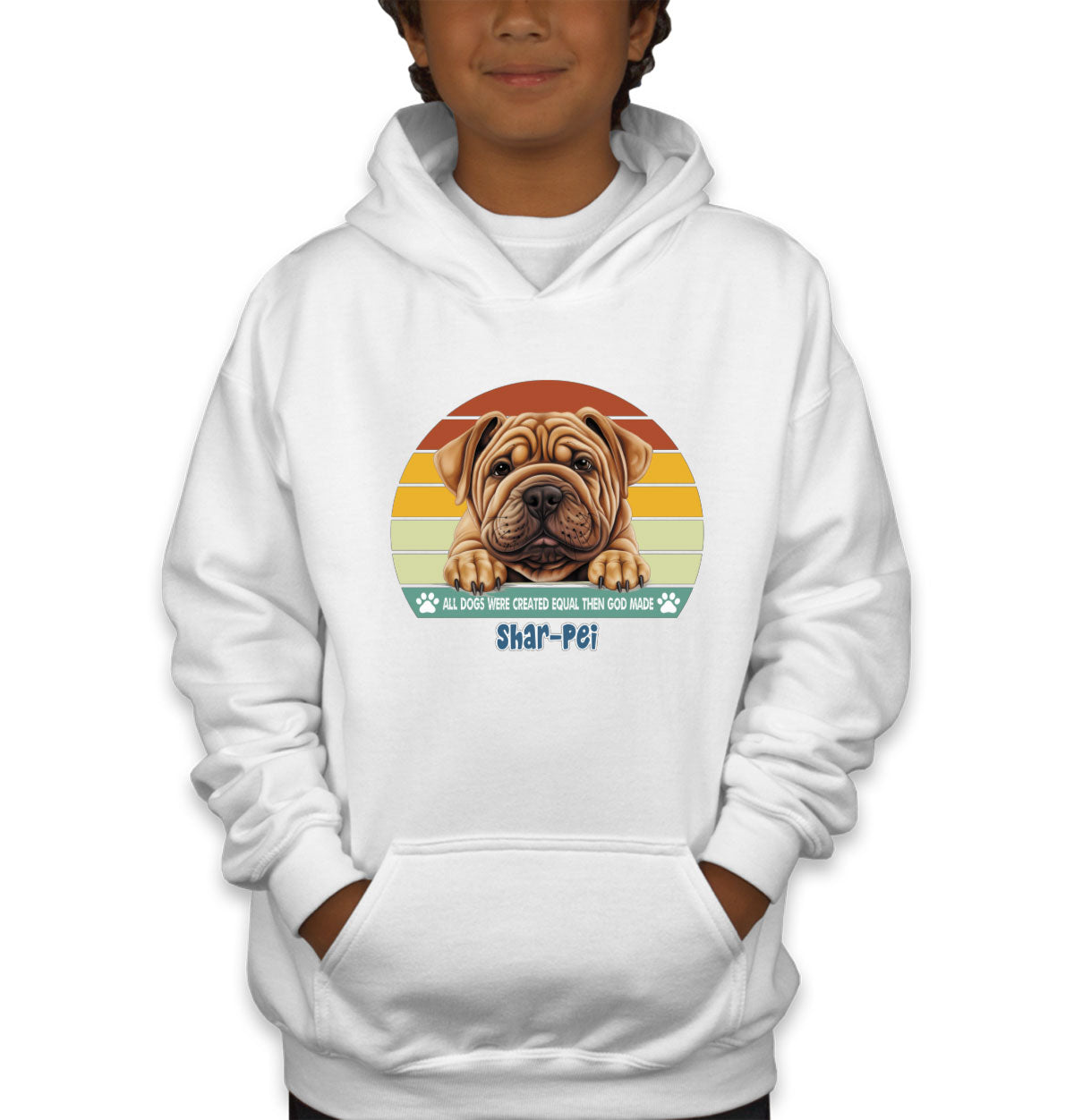 All Dogs Were Created Equal Shar-Pei Youth Hoodie