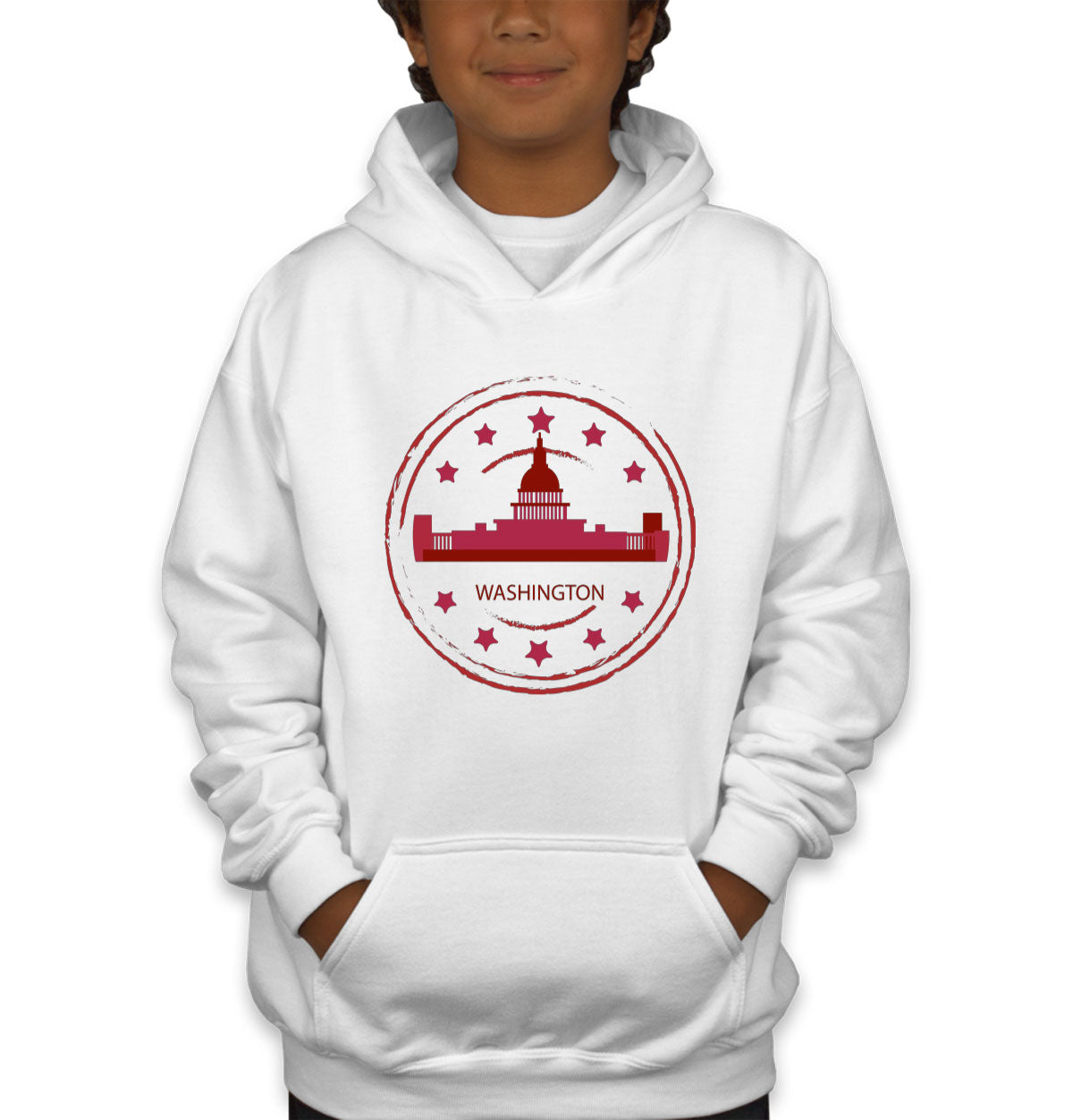 Washington Stamp Youth Hoodie