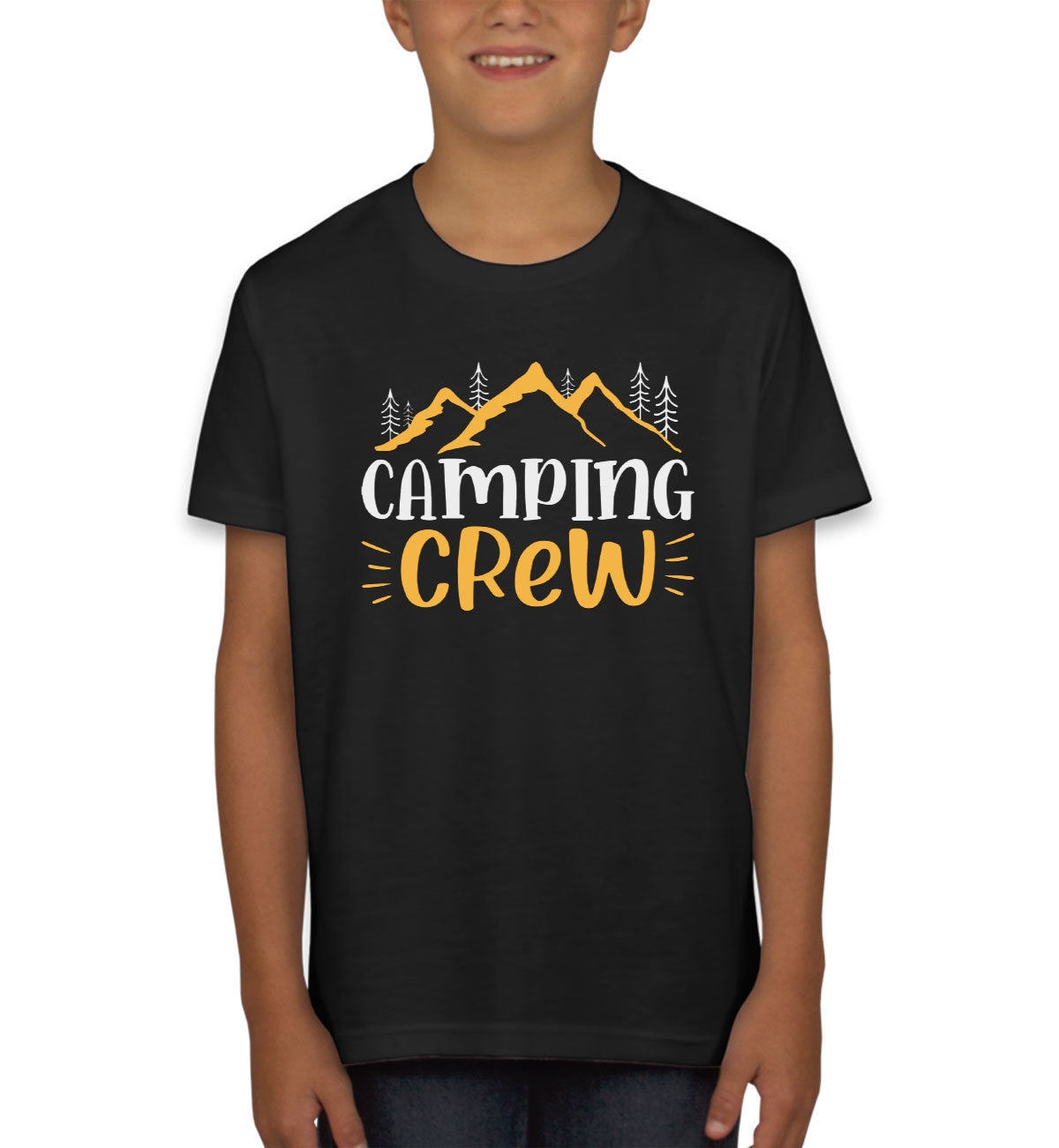 Camping Crew Youth T-shirt