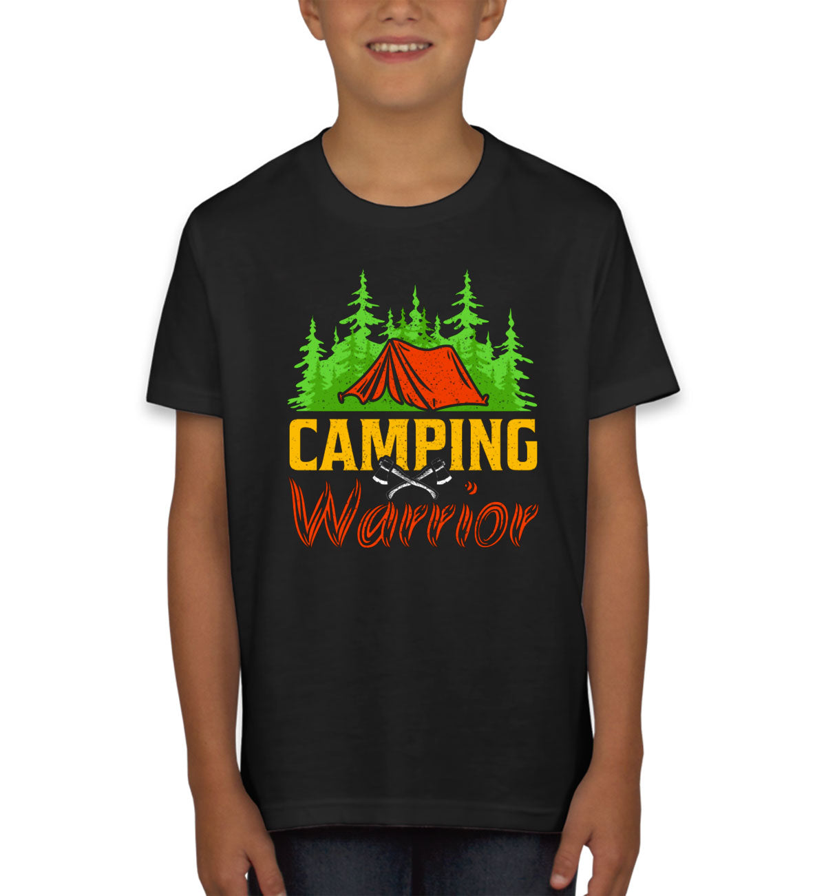 Camping Warrior Youth T-shirt