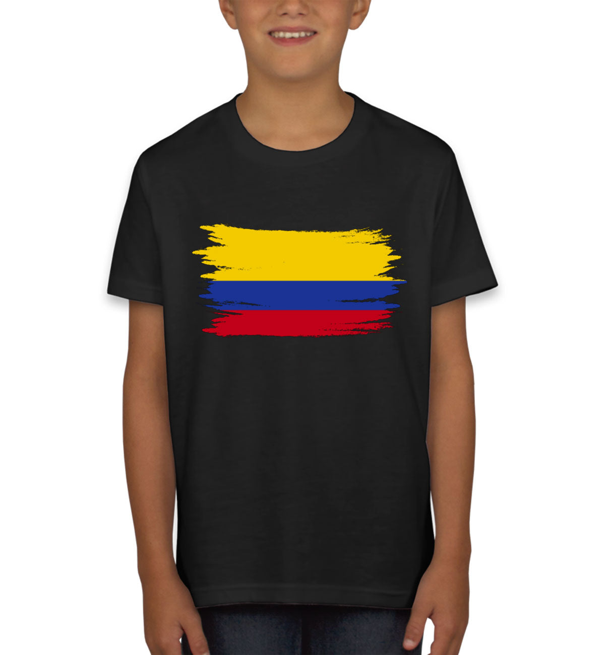 Colombia Flag Youth T-shirt