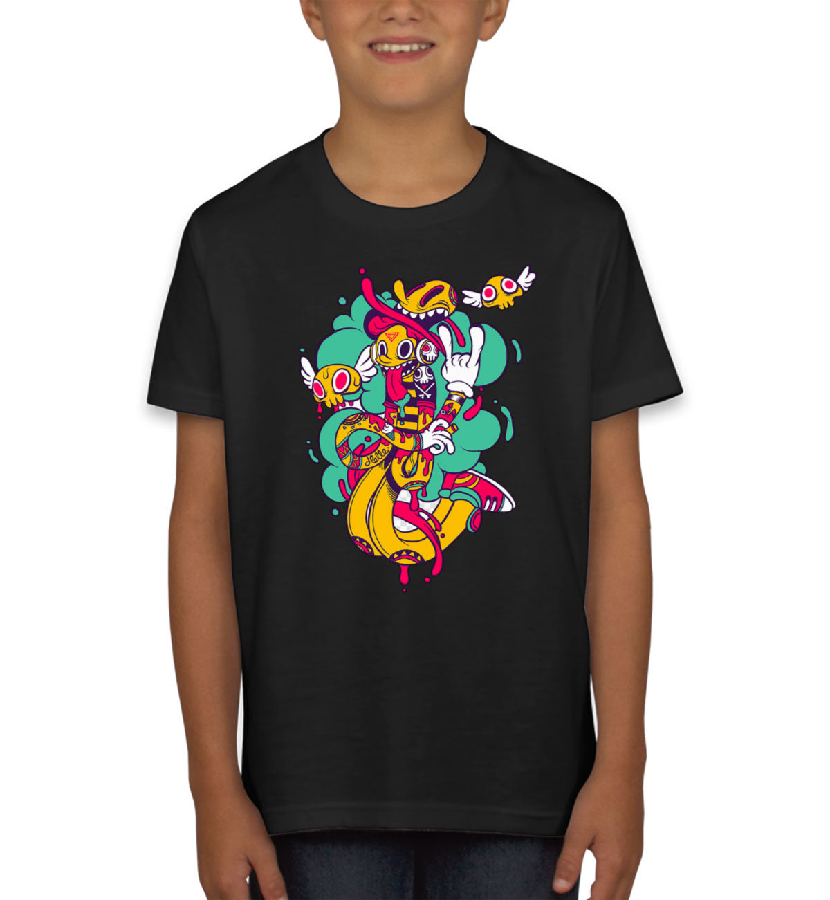 Graffiti Design Youth T-shirt