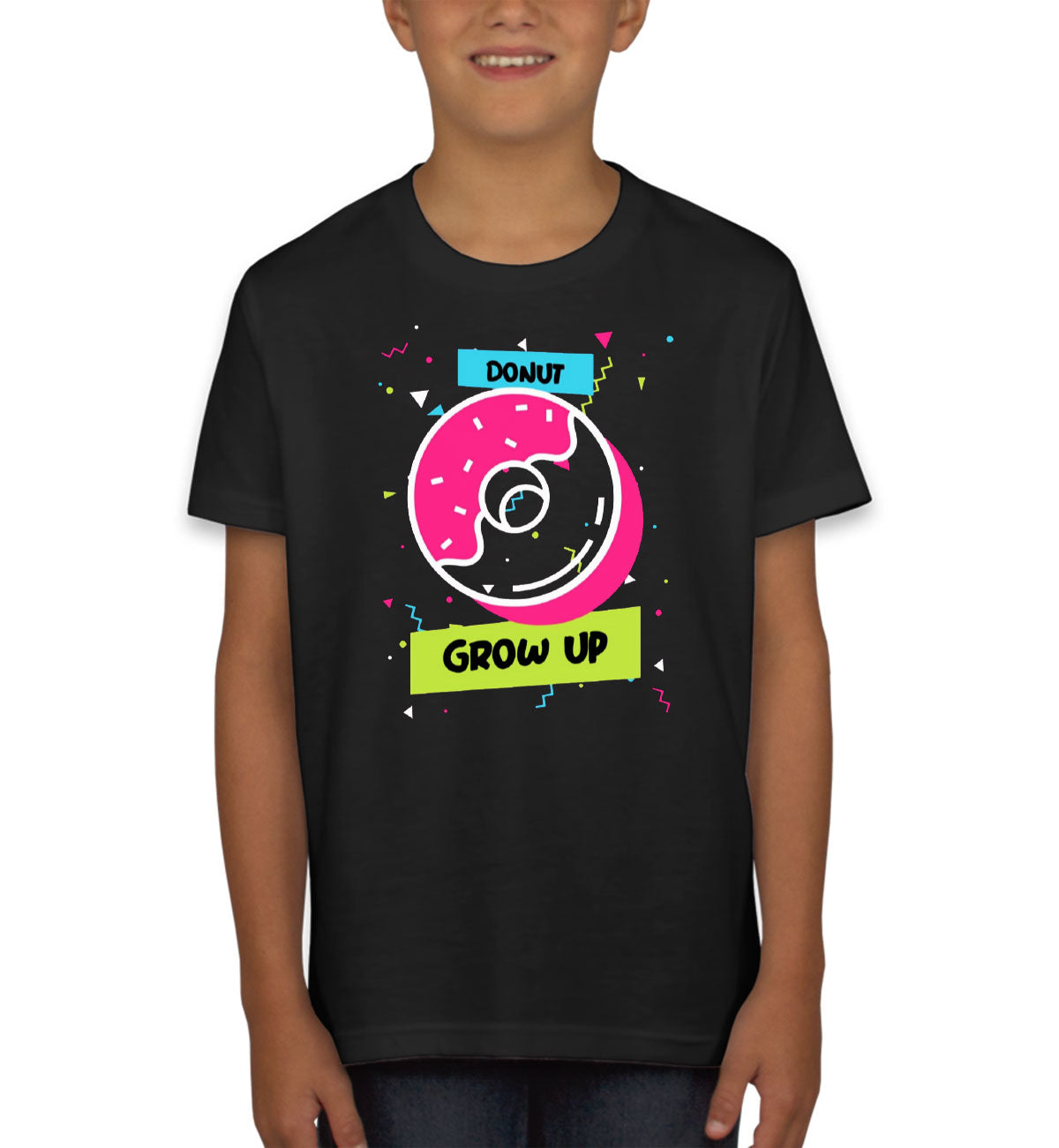 Donut Grow Up Birthday Youth T-shirt