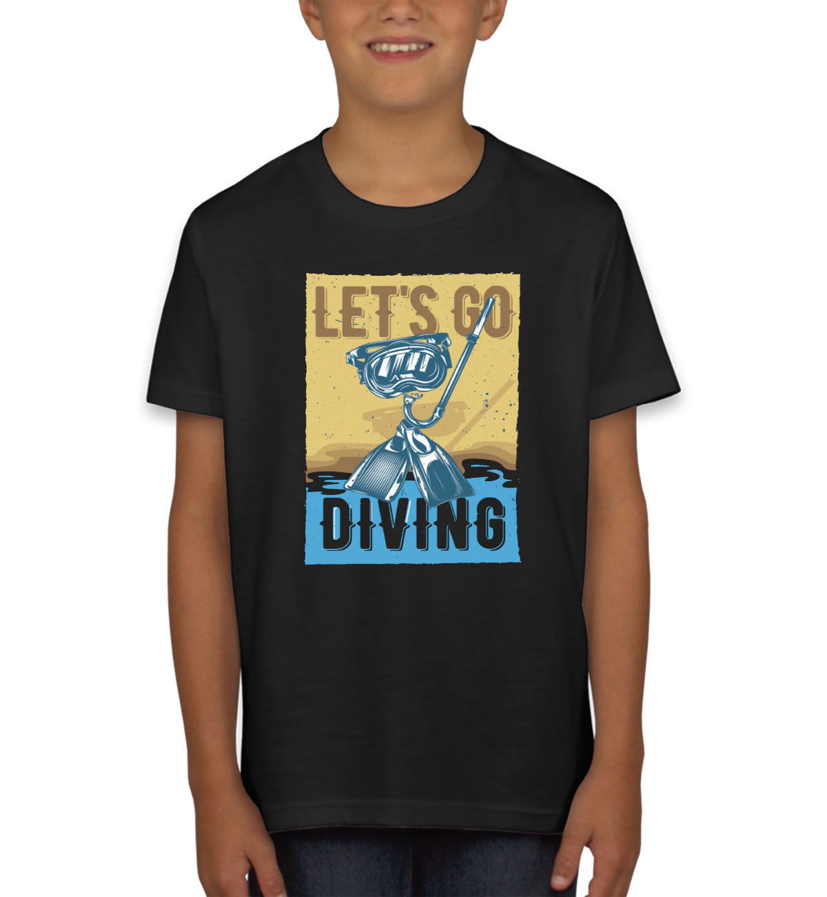 Let's Go Diving Youth T-shirt