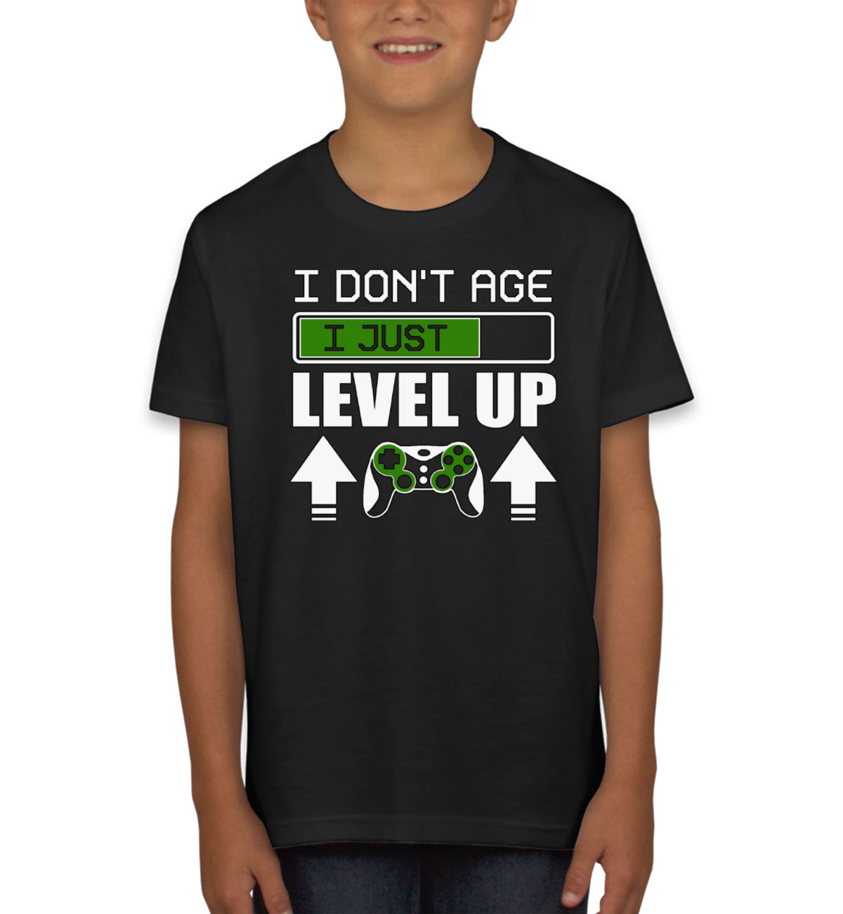 I Don't Age I Just Level Up Youth T-shirt