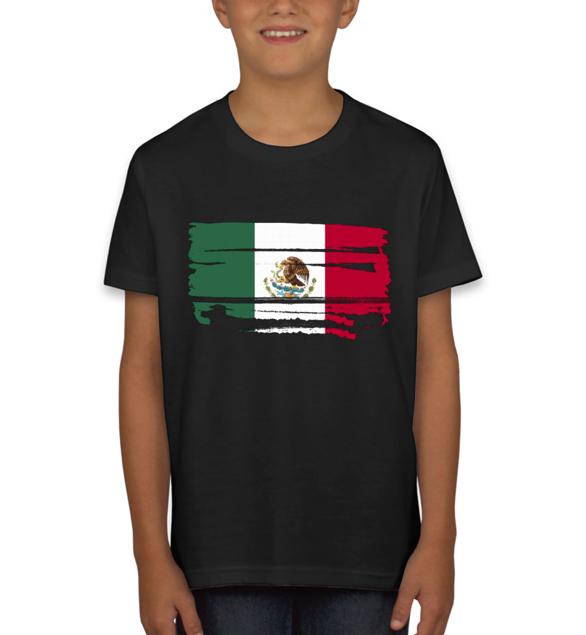 Mexico Flag Youth T-shirt