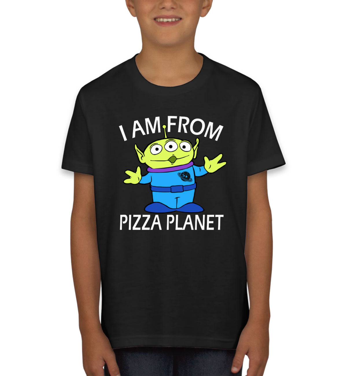 I Am From Pizza Planet Aliens Youth T-shirt