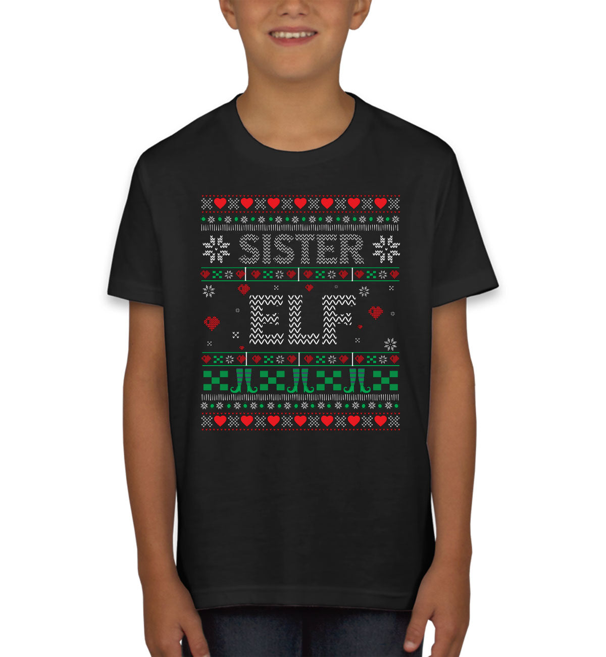 Sister Elf Youth T-shirt