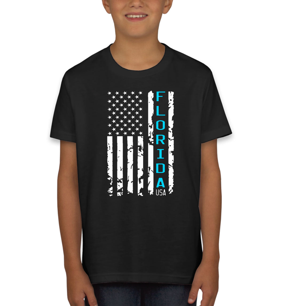 Florida American Flag Youth T-shirt