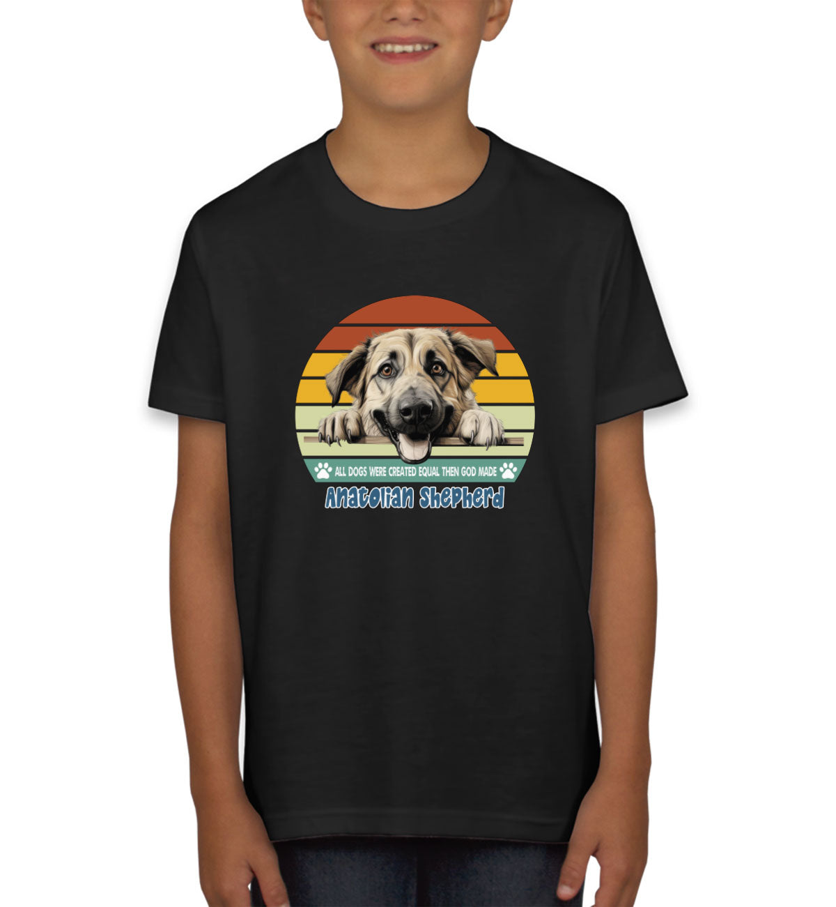 All Dogs Were Created Equal Anatolian Shepherd Youth T-shirt