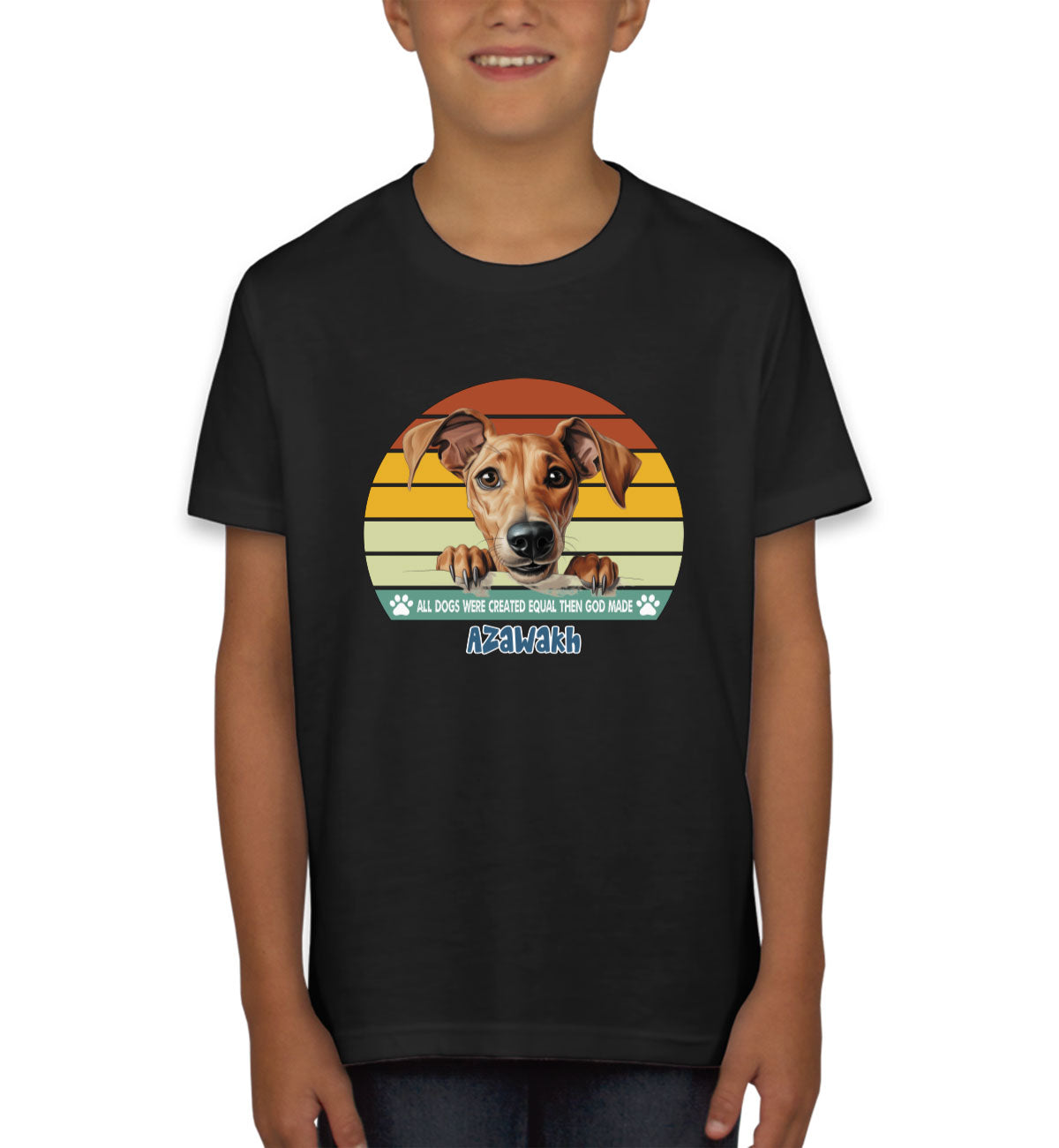 All Dogs Were Created Equal Azawakh Youth T-shirt