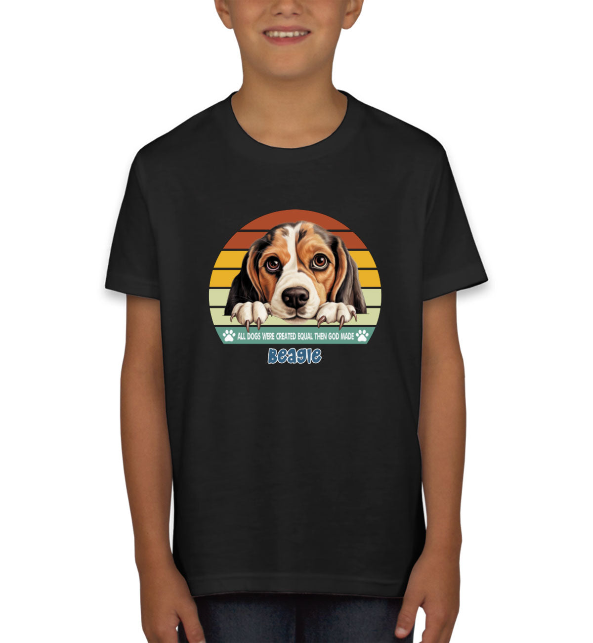 All Dogs Were Created Equal Beagle Youth T-shirt