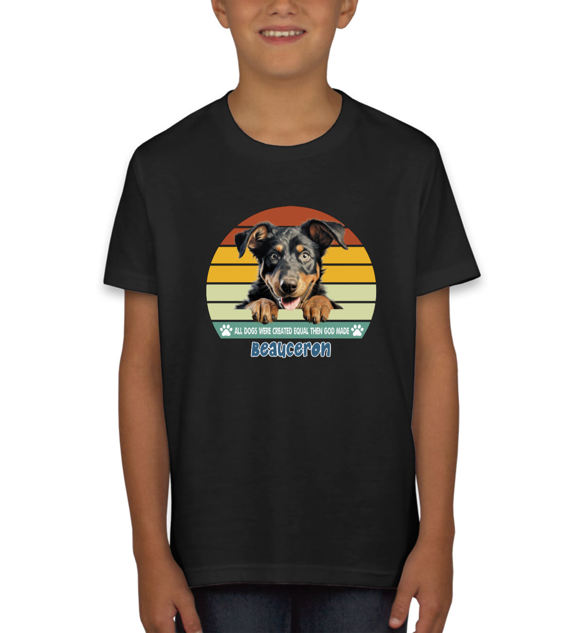 All Dogs Were Created Equal Beauceron Youth T-shirt