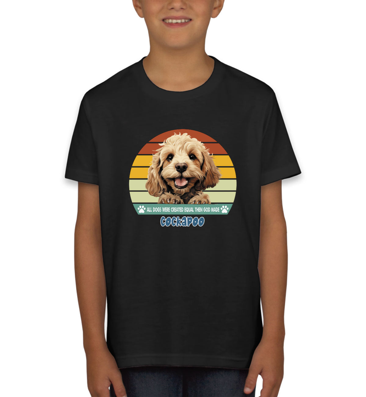 All Dogs Were Created Equal Cockapoo Youth T-shirt