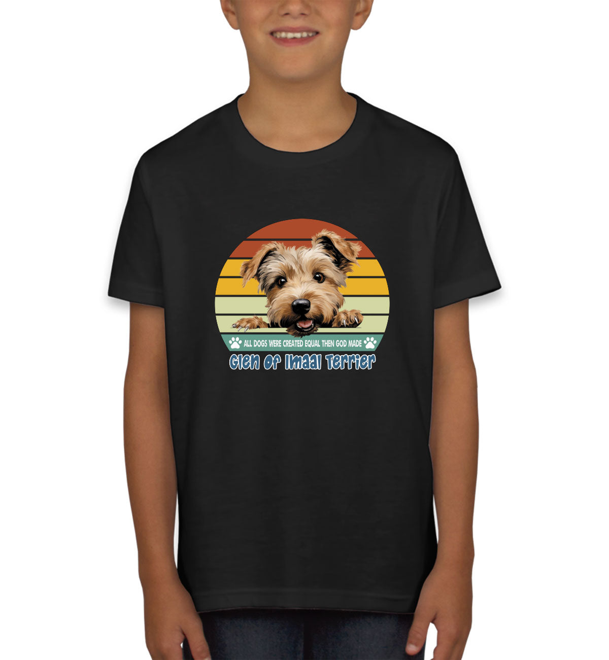All Dogs Were Created Equal Glen of Imaal Terrier Youth T-shirt