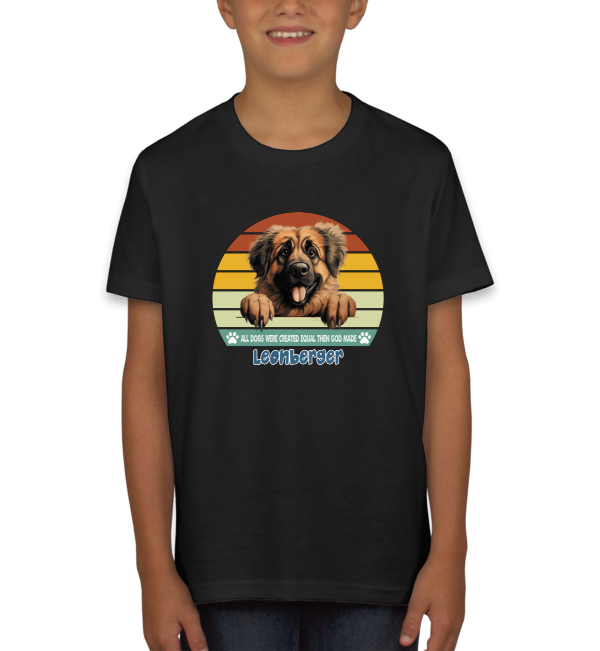 All Dogs Were Created Equal Leonberger Youth T-shirt