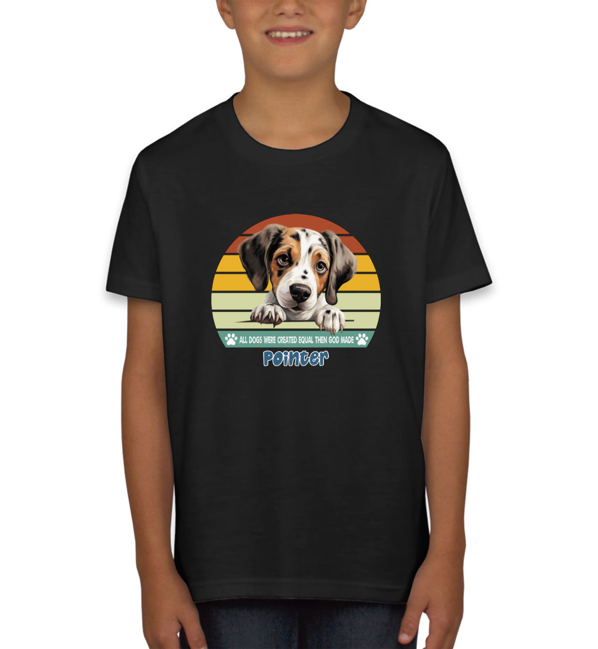 All Dogs Were Created Equal Pointer Youth T-shirt